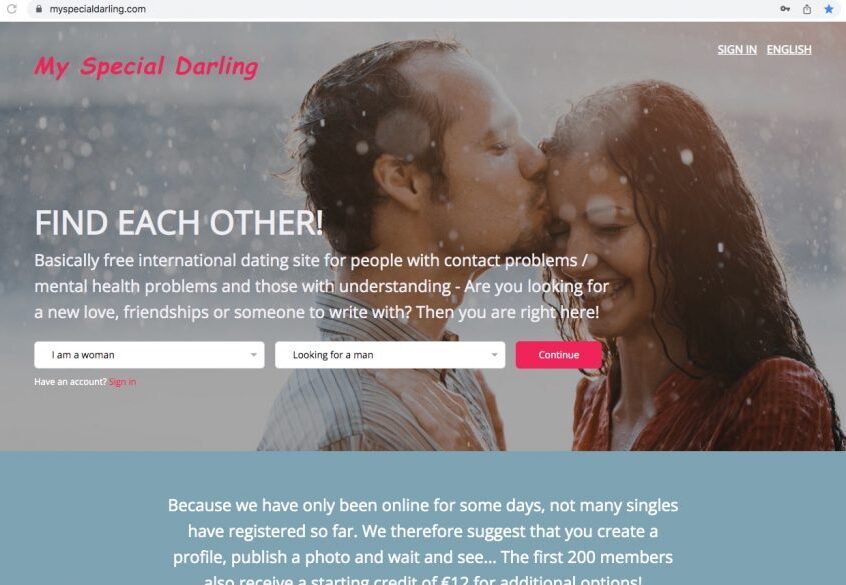 New international dating site aimed at people with mental health ...